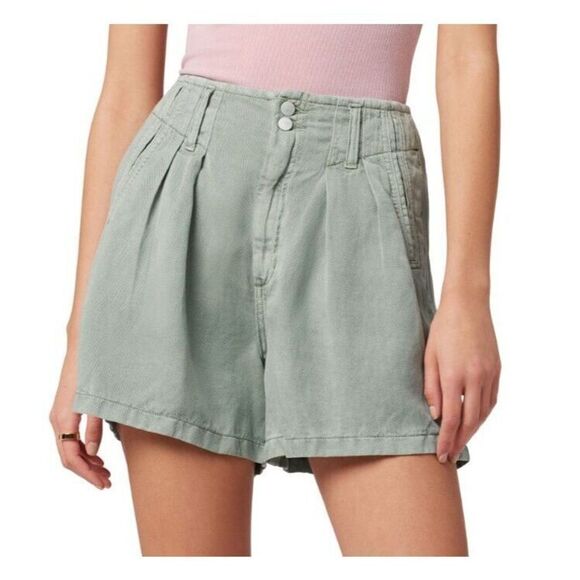 Joe's GC8LLS4111 Women Sz 28 Sea Grass Green The Penelope Hi-Waisted Shorts $148 - Picture 12 of 12